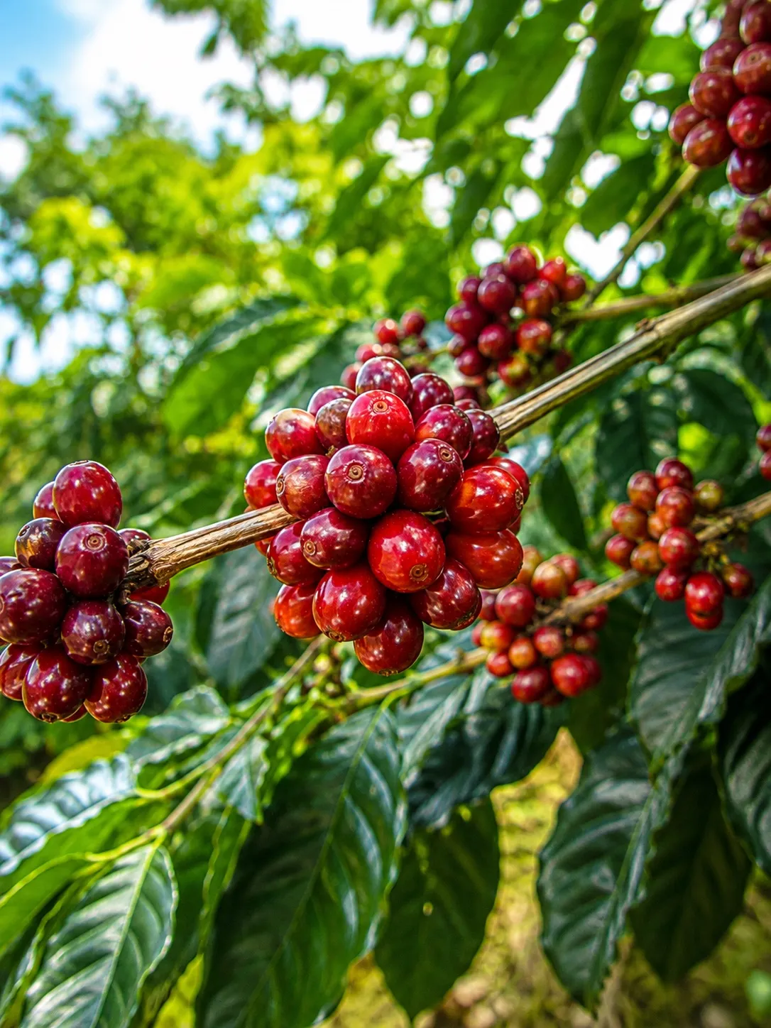 Cerezas de la variedad Geisha