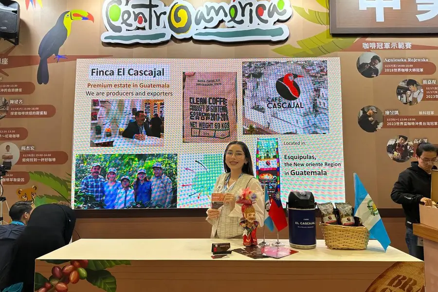 Expositor de Café Cascajal en Expo Centroamérica